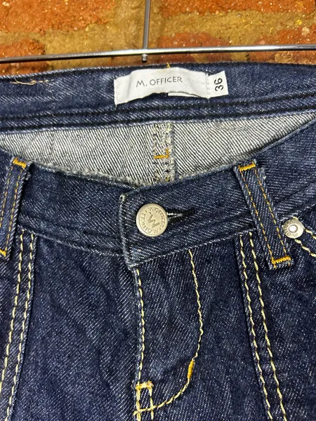 Calça  jeans M Officer feminina 36
