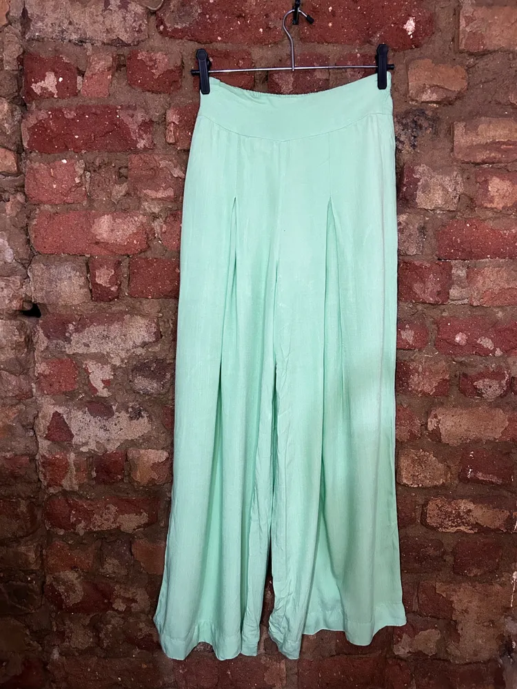Calça Pantalona Verde P