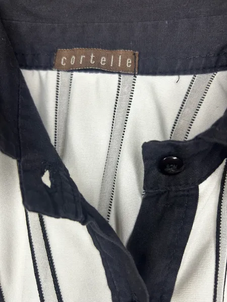 Camisa Regata Cortelle Listrada Estilo Alfaiataria 38