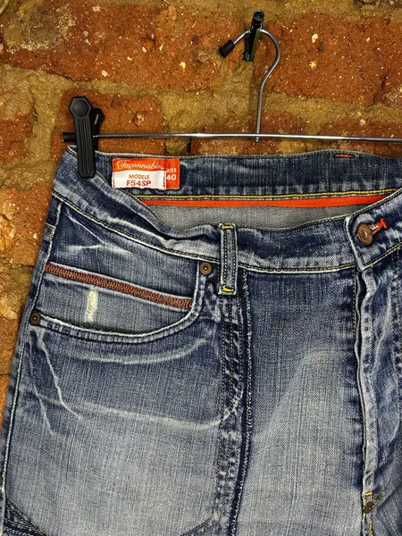 Calça Jeans Façonnable Original Lavagem Estonada Tam 48 br