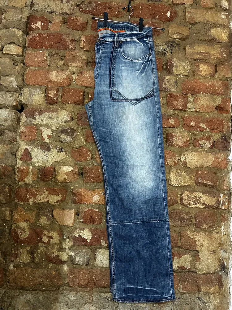 Calça Jeans Façonnable Original Lavagem Estonada Tam 48 br