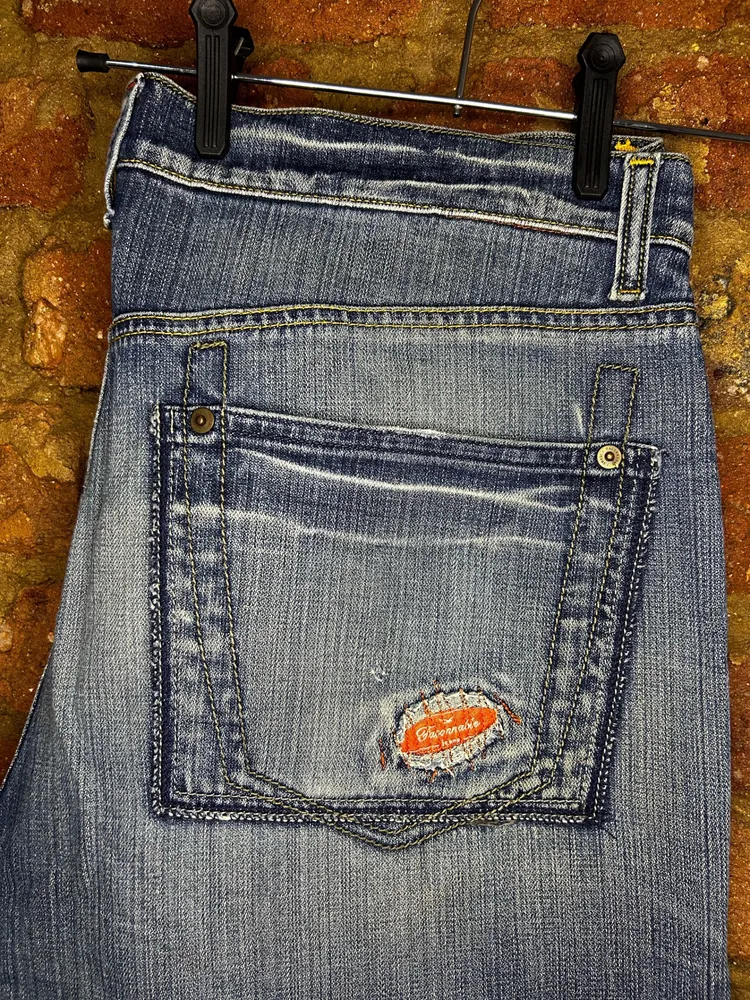 Calça Jeans Façonnable Original Lavagem Estonada Tam 48 br