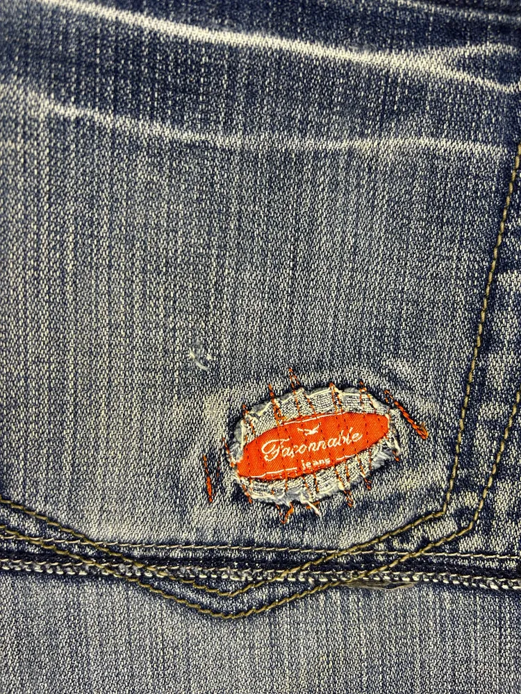 Calça Jeans Façonnable Original Lavagem Estonada Tam 48 br