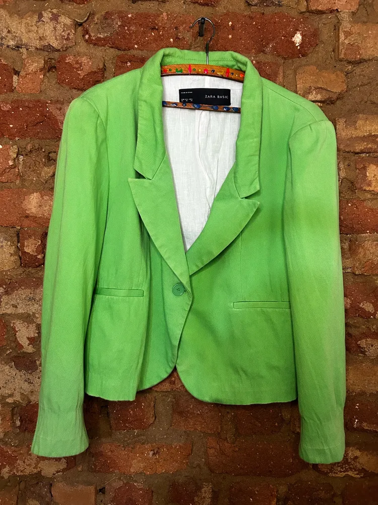 Blazer Zara Verde