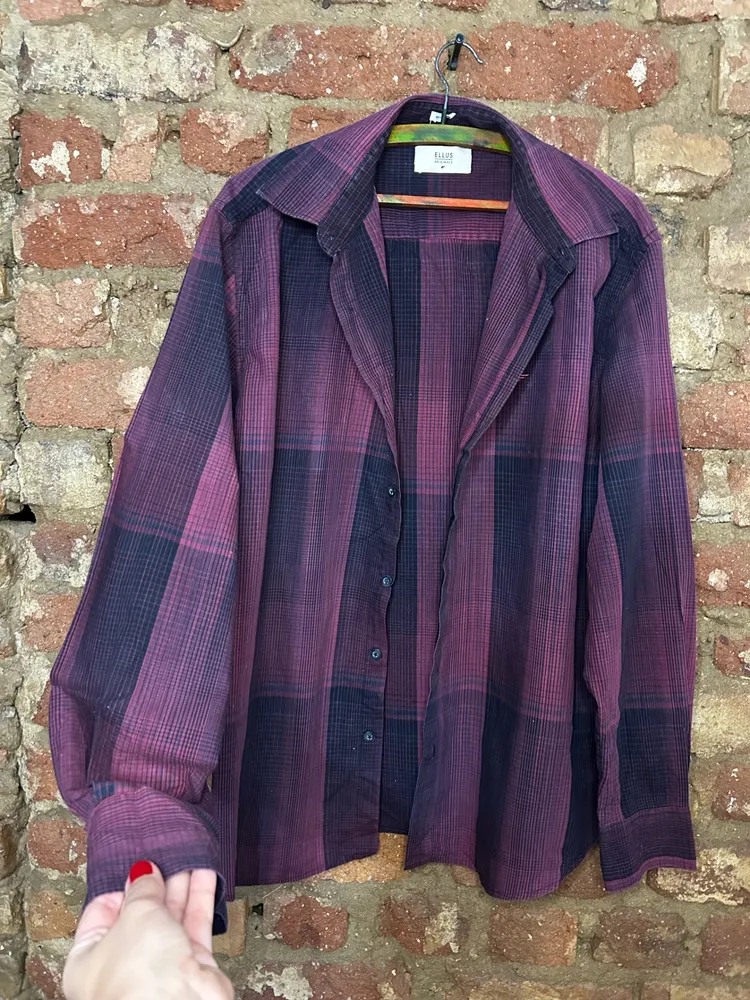 Camisa Xadrez Vintage Ellus Originals Manga Longa G