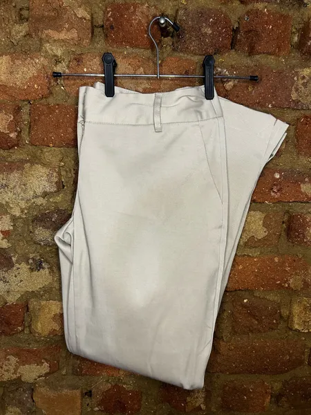 Calça Alfaiataria Bege Claro Zara Tam 42 br