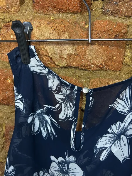 Regata Estampada Floral Azul Marinho Alk Urban 42