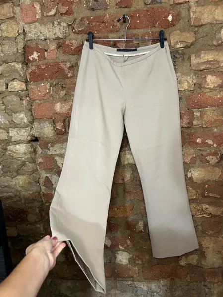 Calça Alfaiataria Midi Bege Ellus Industry Co 42
