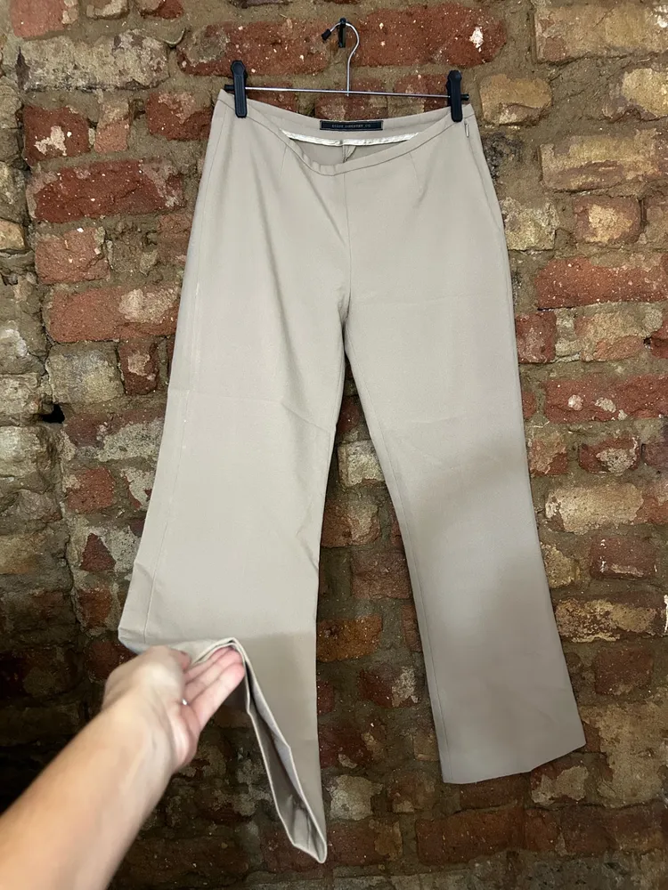 Calça Alfaiataria Midi Bege Ellus Industry Co 42