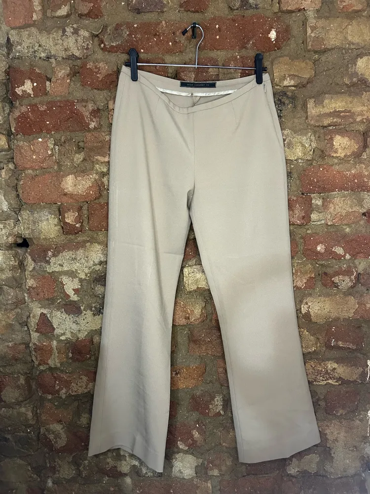 Calça Alfaiataria Midi Bege Ellus Industry Co 42
