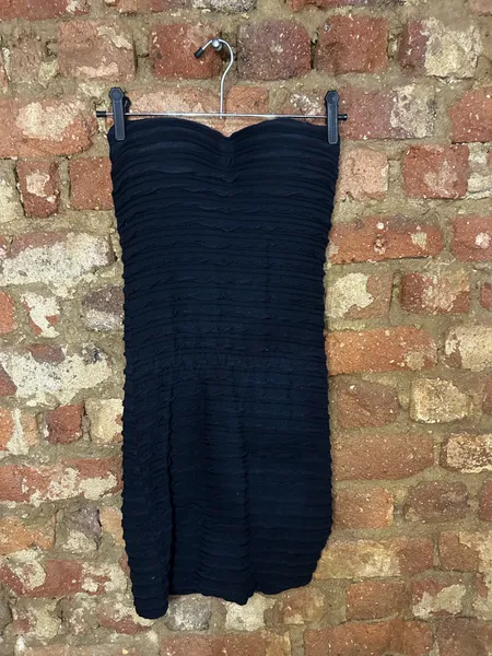 Vestido Tubinho Preto Curto Tomara que Caia Clock House