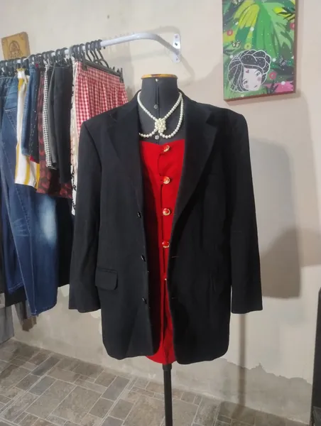 Blazer lã batida importado