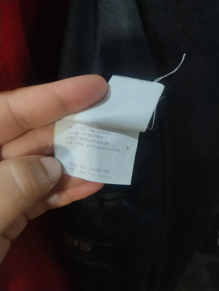 Blazer lã batida importado