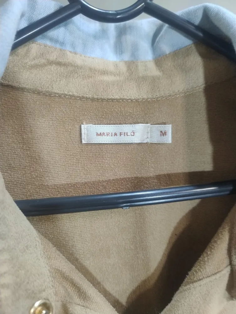 Camisa em suede Maria filó