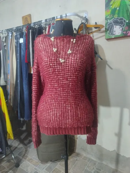 Blusa em tricô serv ate gg