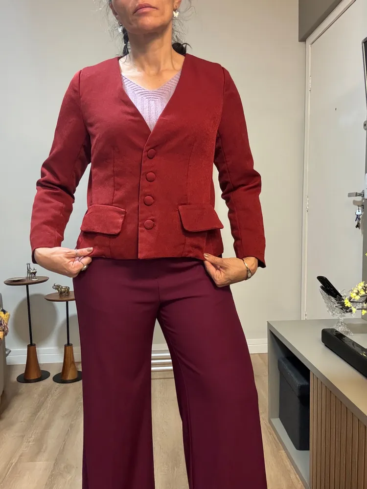 Blazer curto