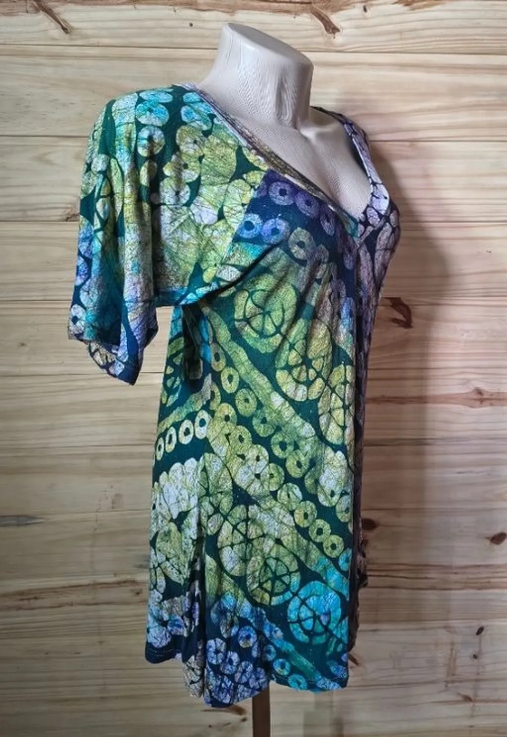 blusinha alongada estampada tamanho unico