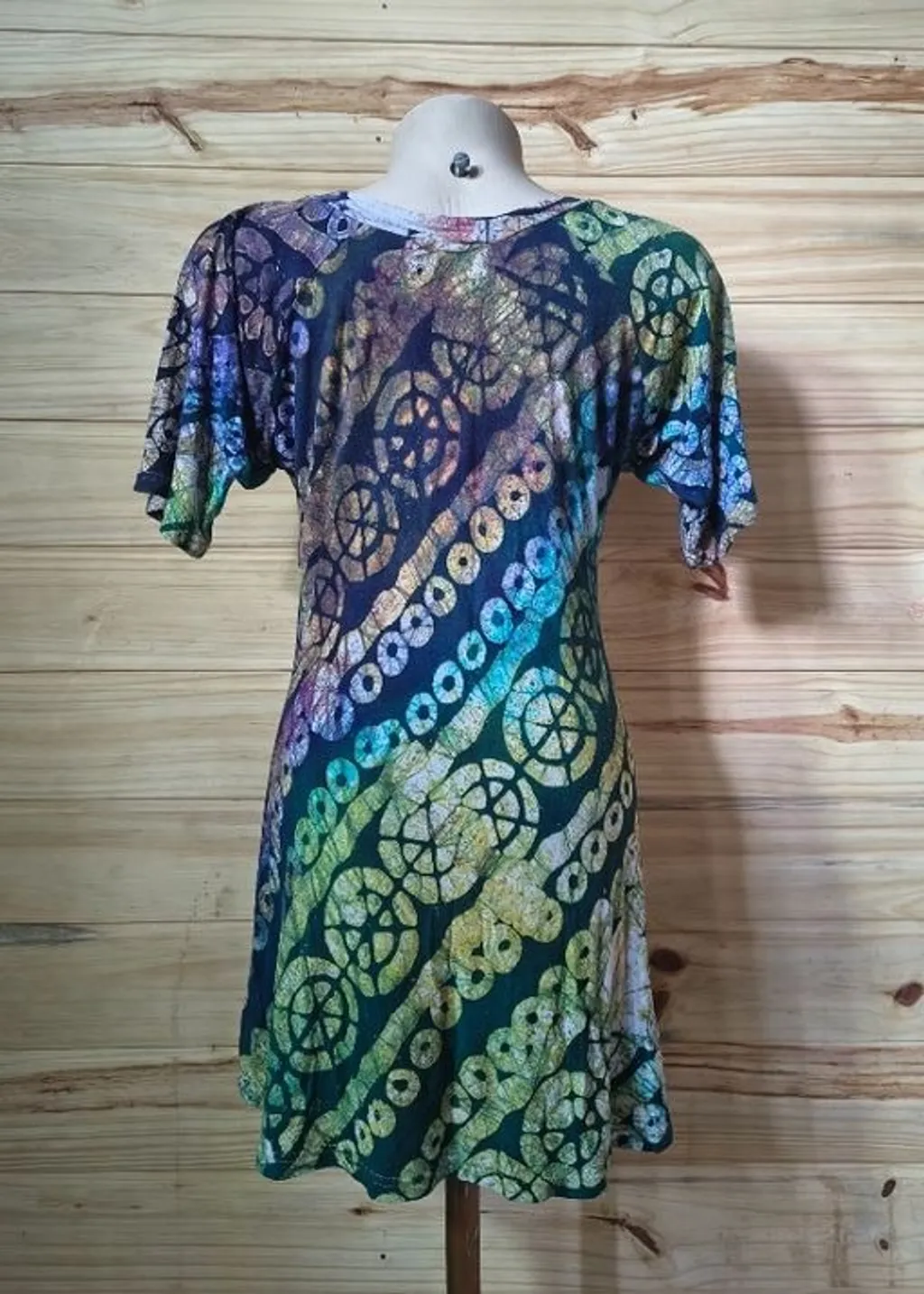 blusinha alongada estampada tamanho unico