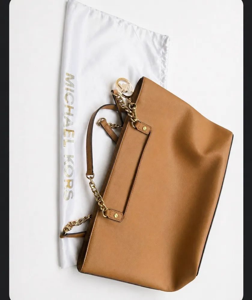 bolsa tote michael kors couro original