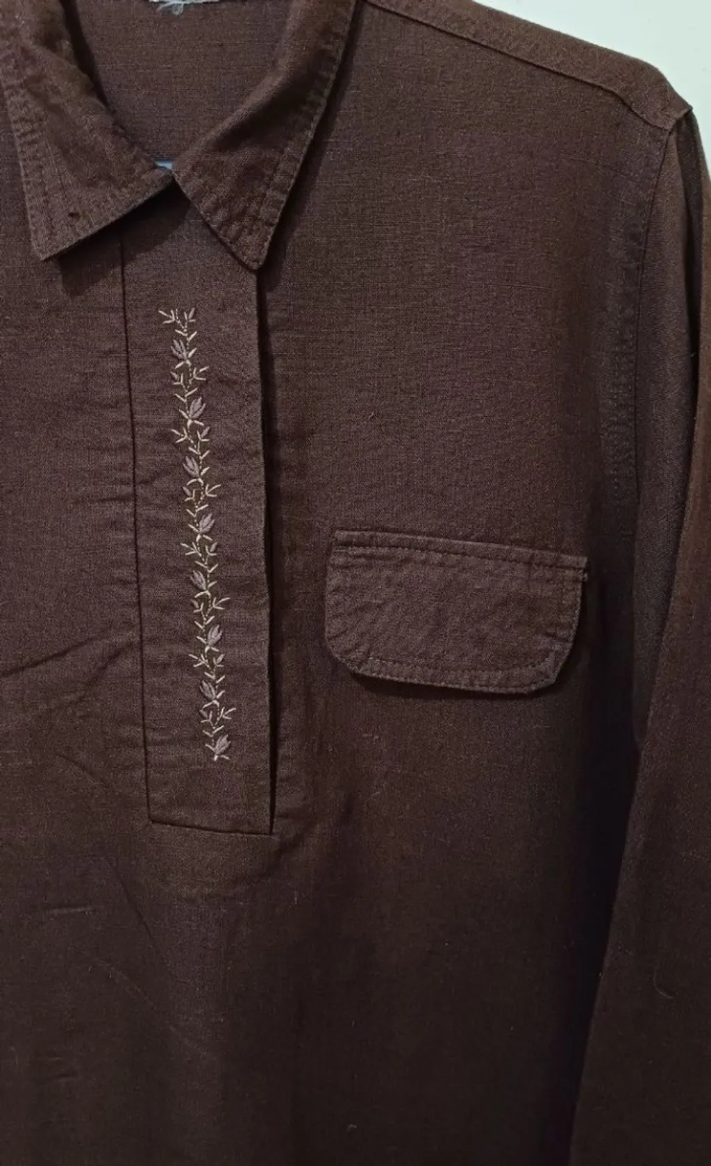 camisa de linho feminina