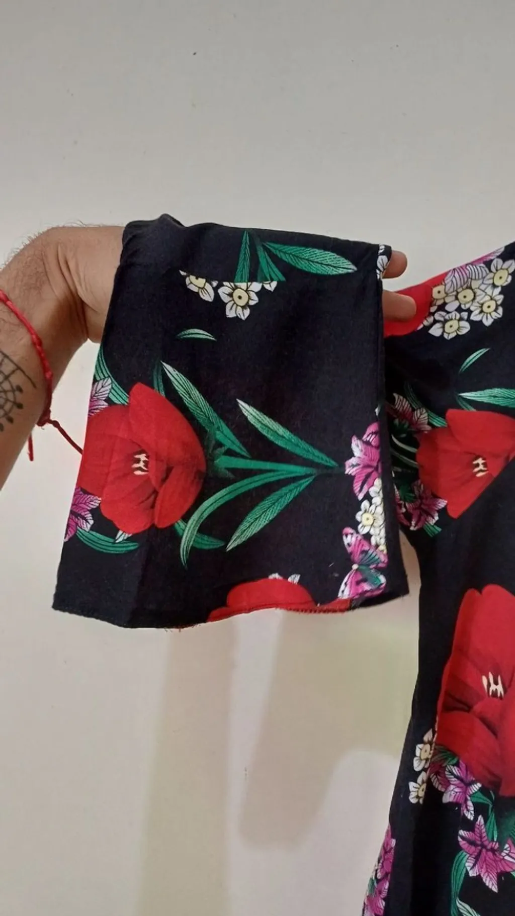 blusa bata floral