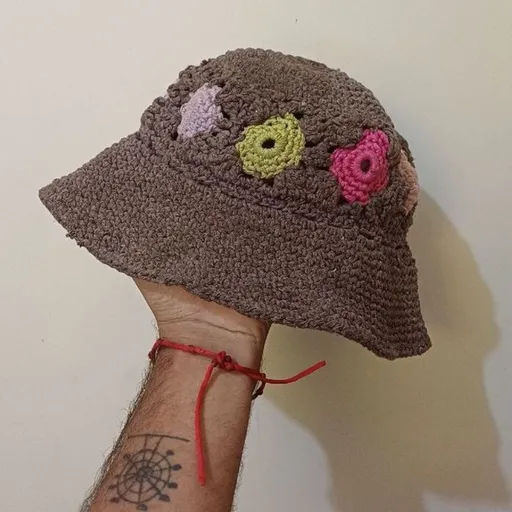 bucket feminino de croche