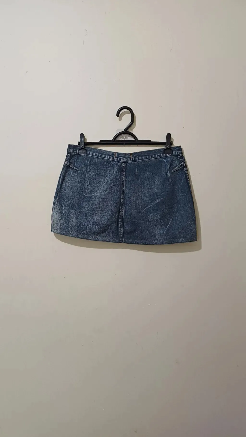 mini saia jeans estonada