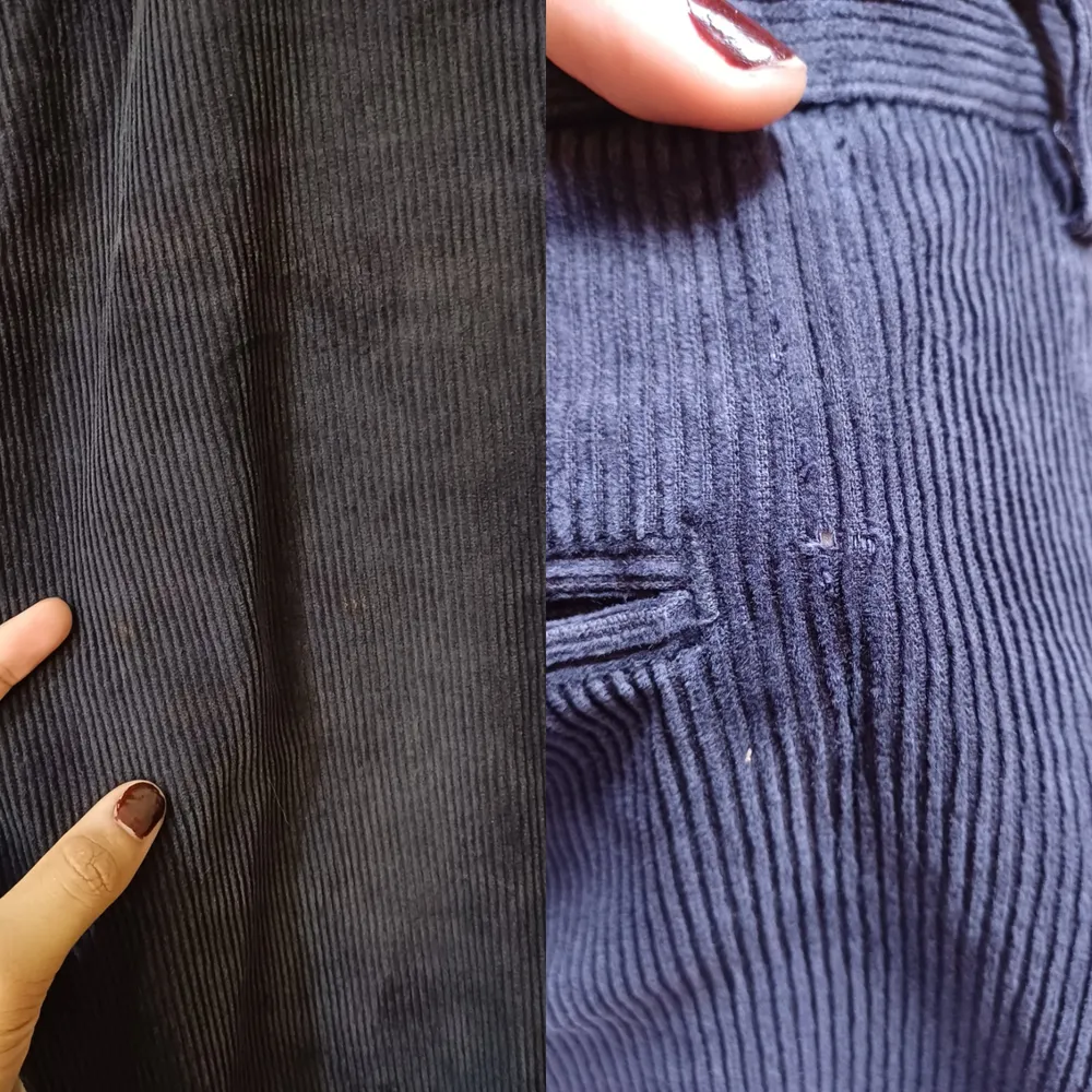 calça cotelê unissex