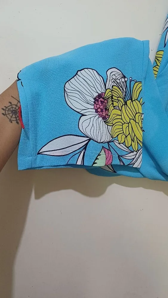 calça feminina florida