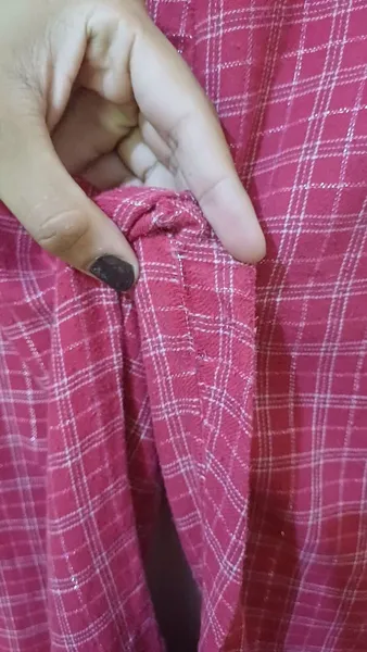 calça feminina xadrez