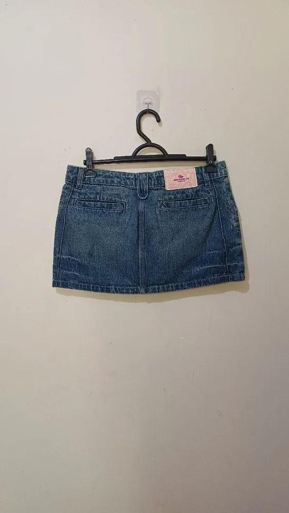 mini saia jeans joshua