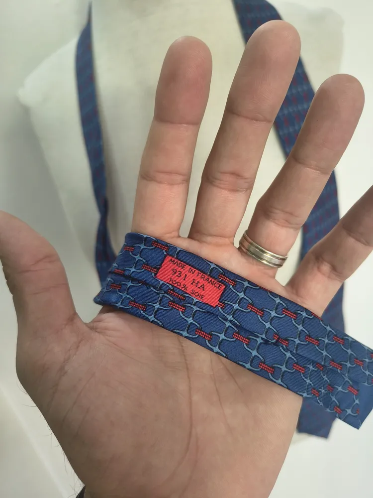 Gravata Hermès Seda