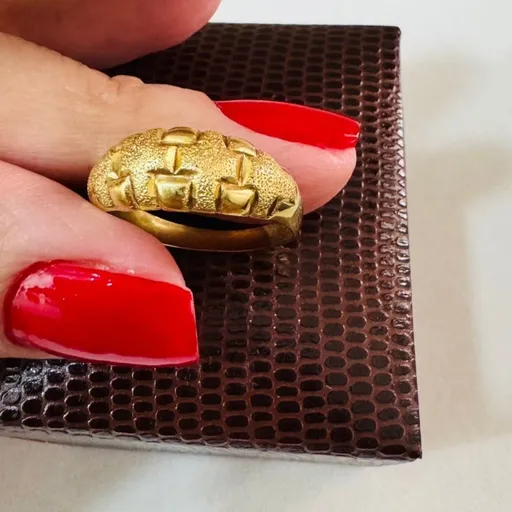 Anel ouro amarelo  18k 750