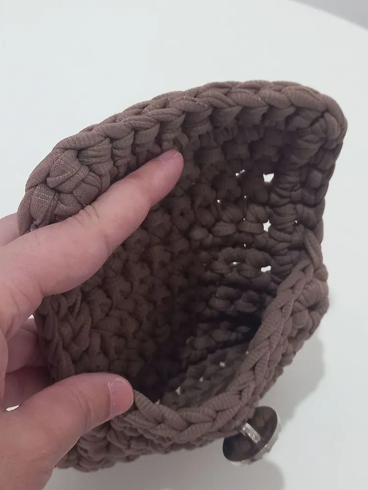 carteira em tricot