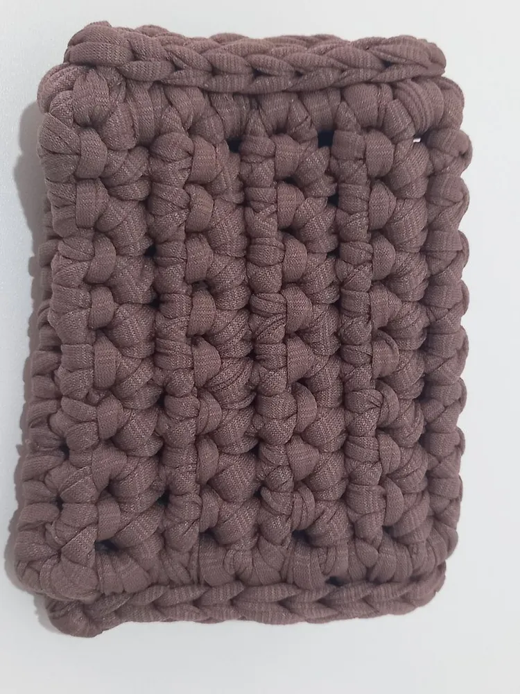 carteira em tricot
