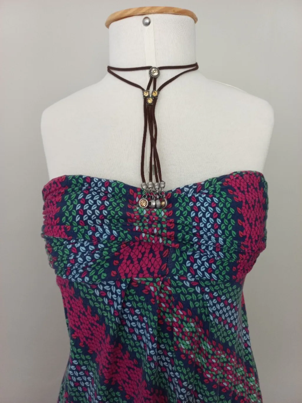 Vestido em malha Tomara que caia