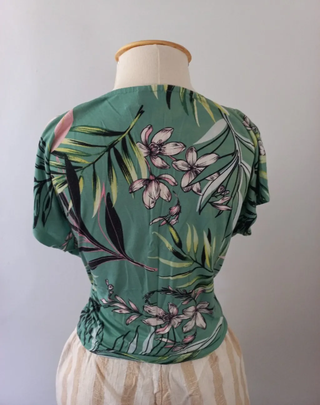 Blusa malha floral