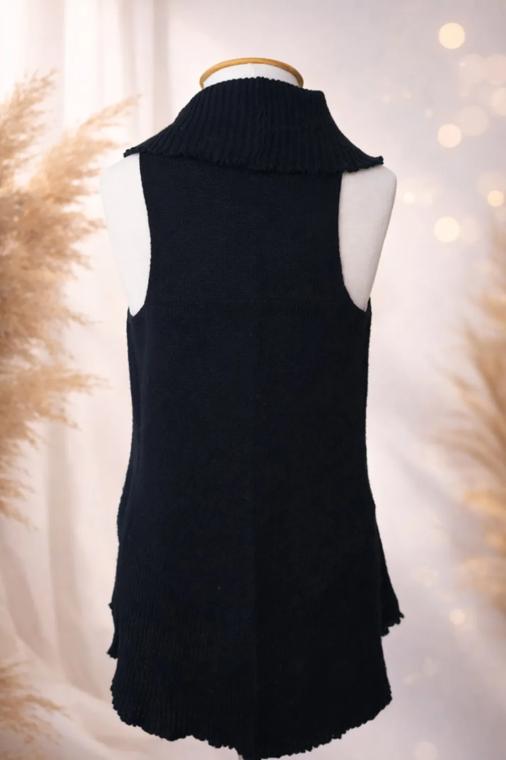 Colete em Tricot Clock House