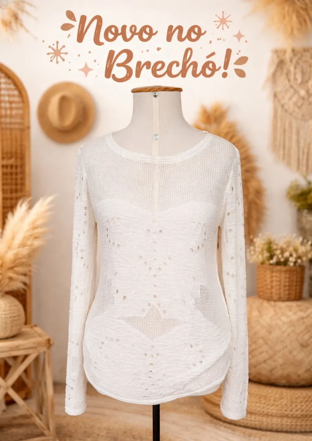 Blusa em linha Off White YSC