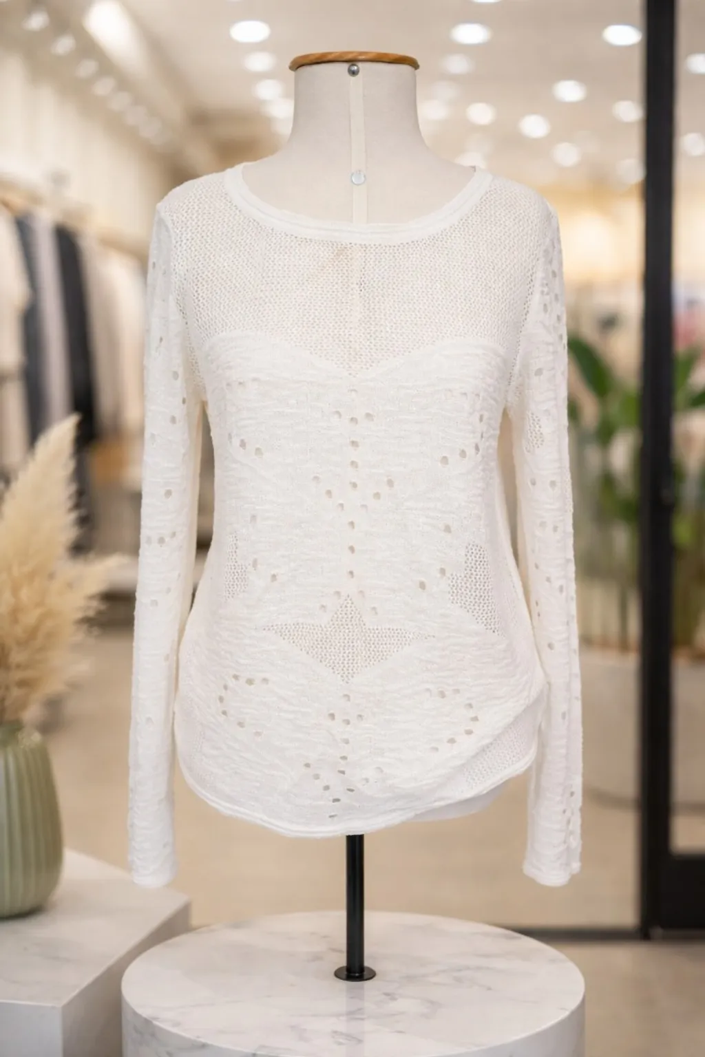 Blusa em linha Off White YSC