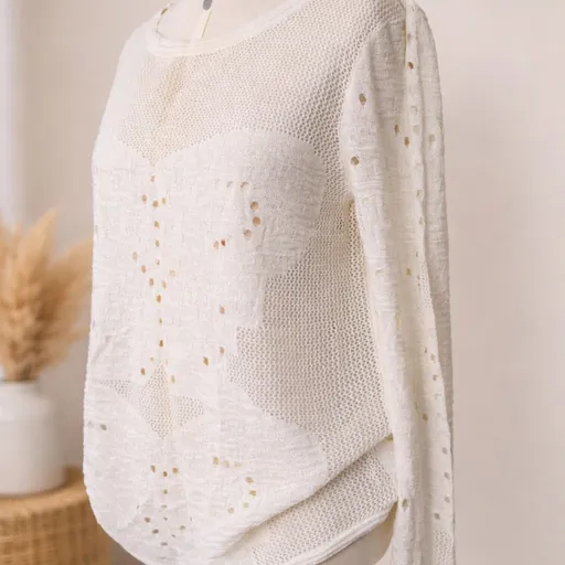 Blusa em linha Off White YSC