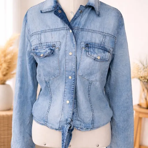 Camisa Jeans Feminina Tam 40