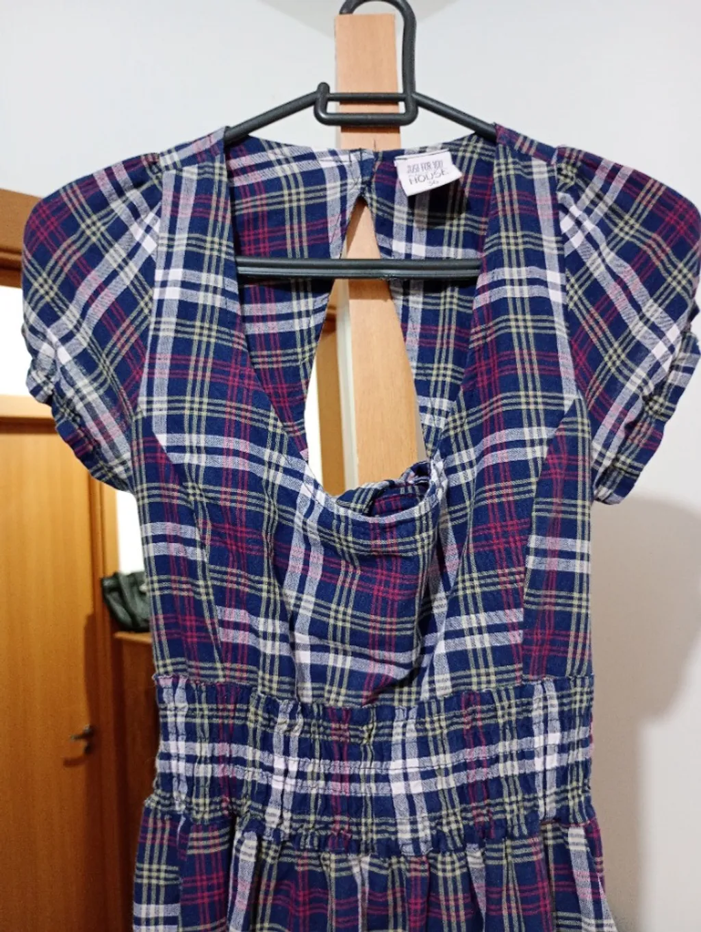 Vestido curto xadrez 36 Clockhouse