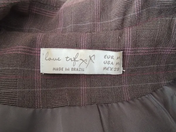 Blazer Xadrez Zara