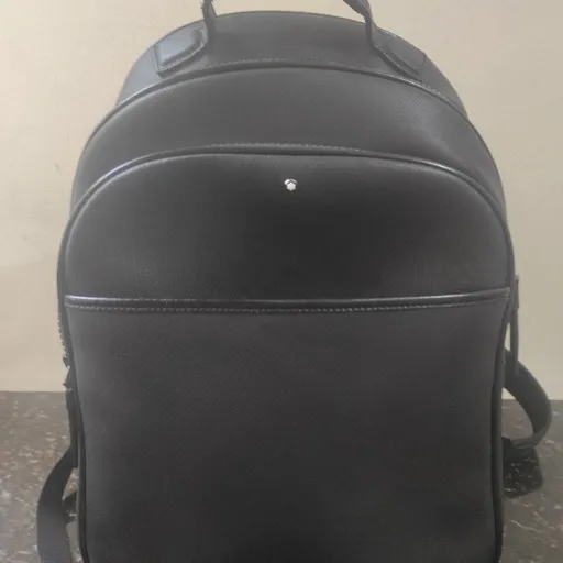 mochila Montblanc couro original.