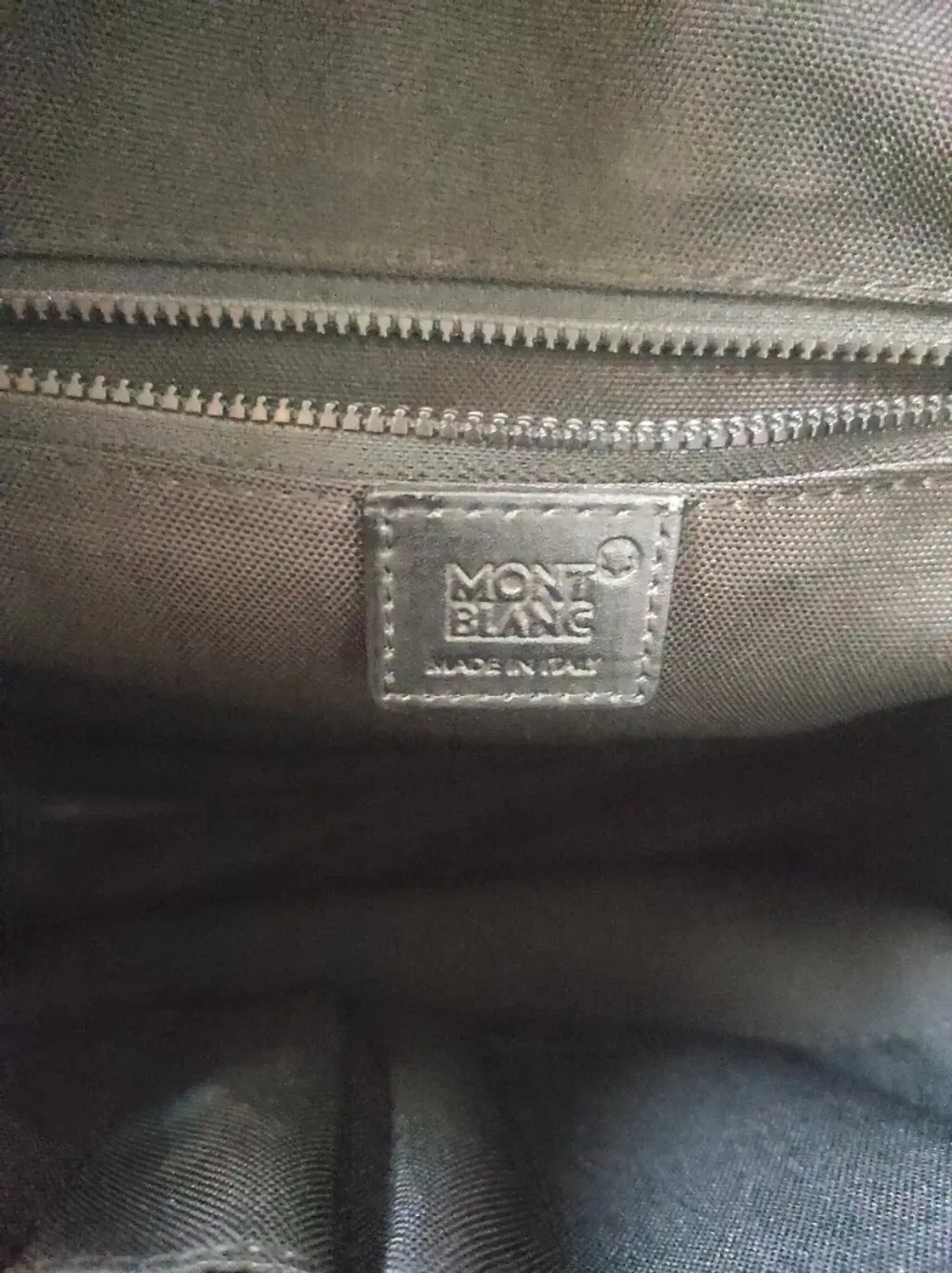 mochila Montblanc couro original.