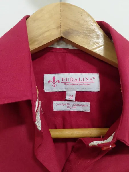 camisa dudalina em cetim e algodão egípcio f 34