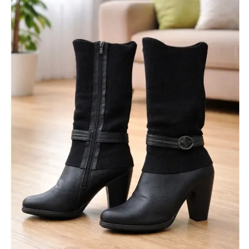 bota feminina cano medio