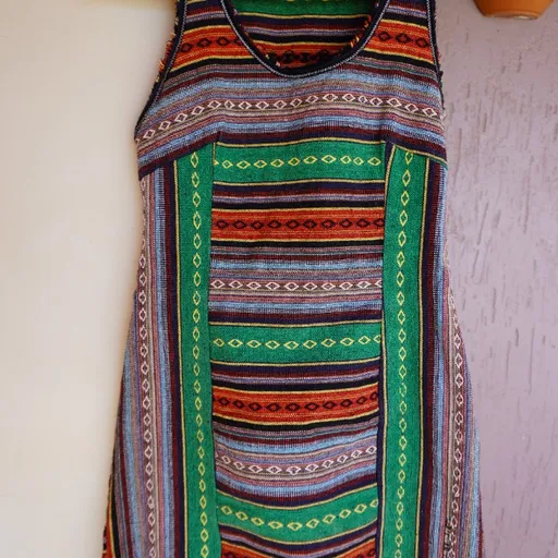 vestido farm tubinho etnico estampado