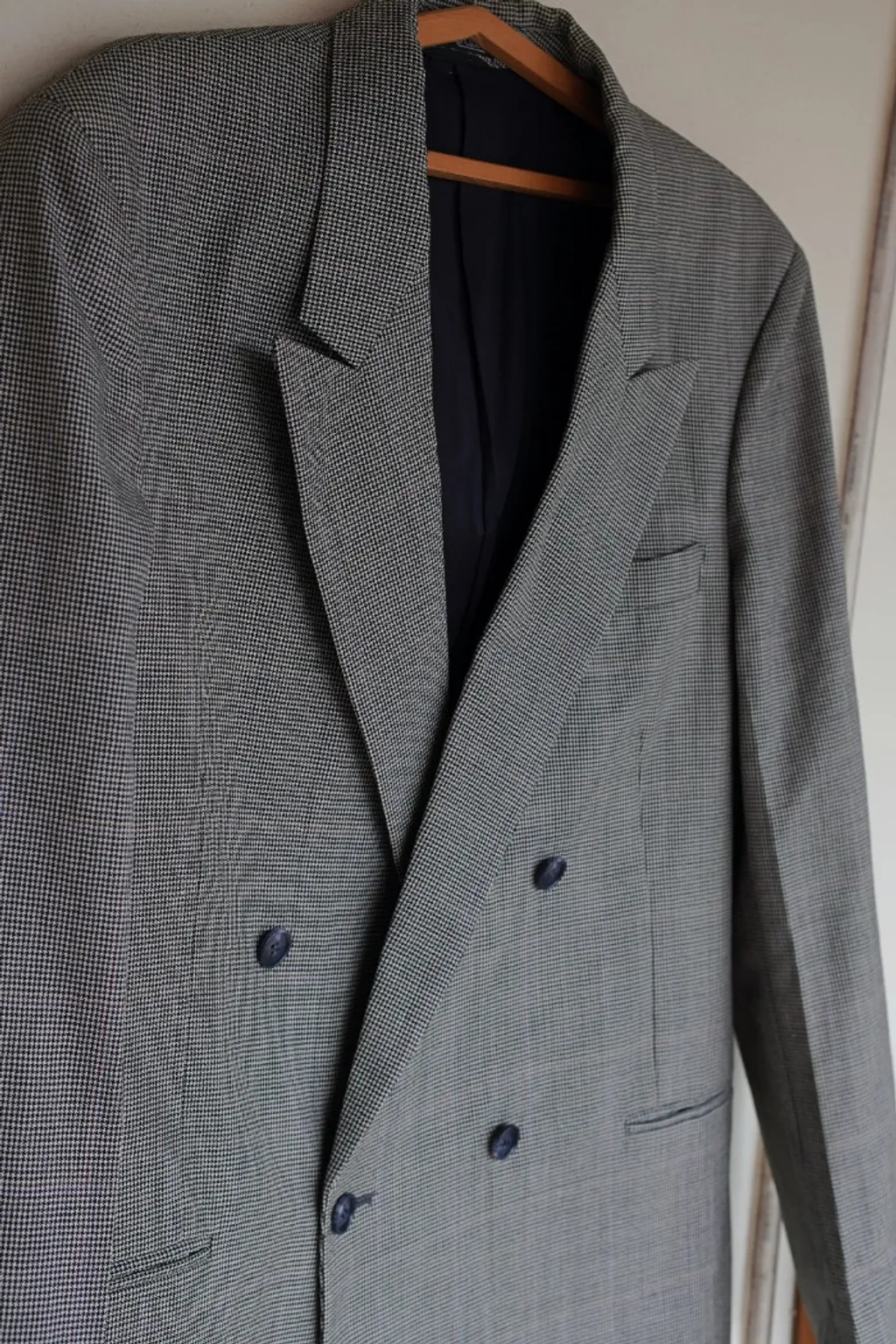 blazer novo coreano vintage lã pura